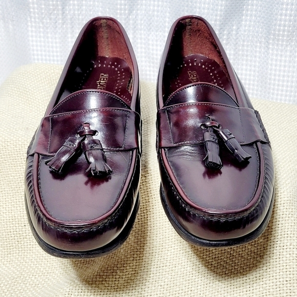 Dexter Vintage Leather Penny Loafer Pinch Tassel Men's (10.5M) Made in USA. - Picture 4 of 11